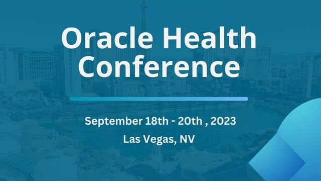 Oracle Health Conference, Las Vegas 2023