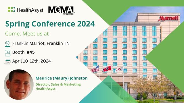 Tennessee MGMA Spring Conference, Franklin 2024