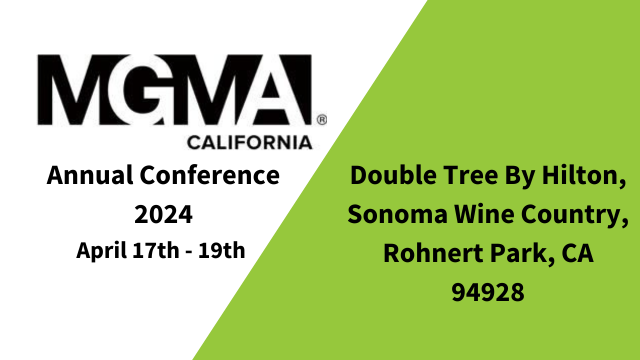 California MGMA Annual Conference, California 2024